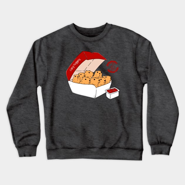 Capy Nuggets Crewneck Sweatshirt by Kimprut